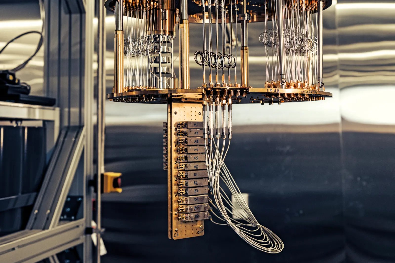 A quantum chandelier (or) a quantum dilution refrigerator; IBM Thomas J Watson Research Lab; 1101 Kitchawan Road, Yorktown Heights, New York, June 23, 2026