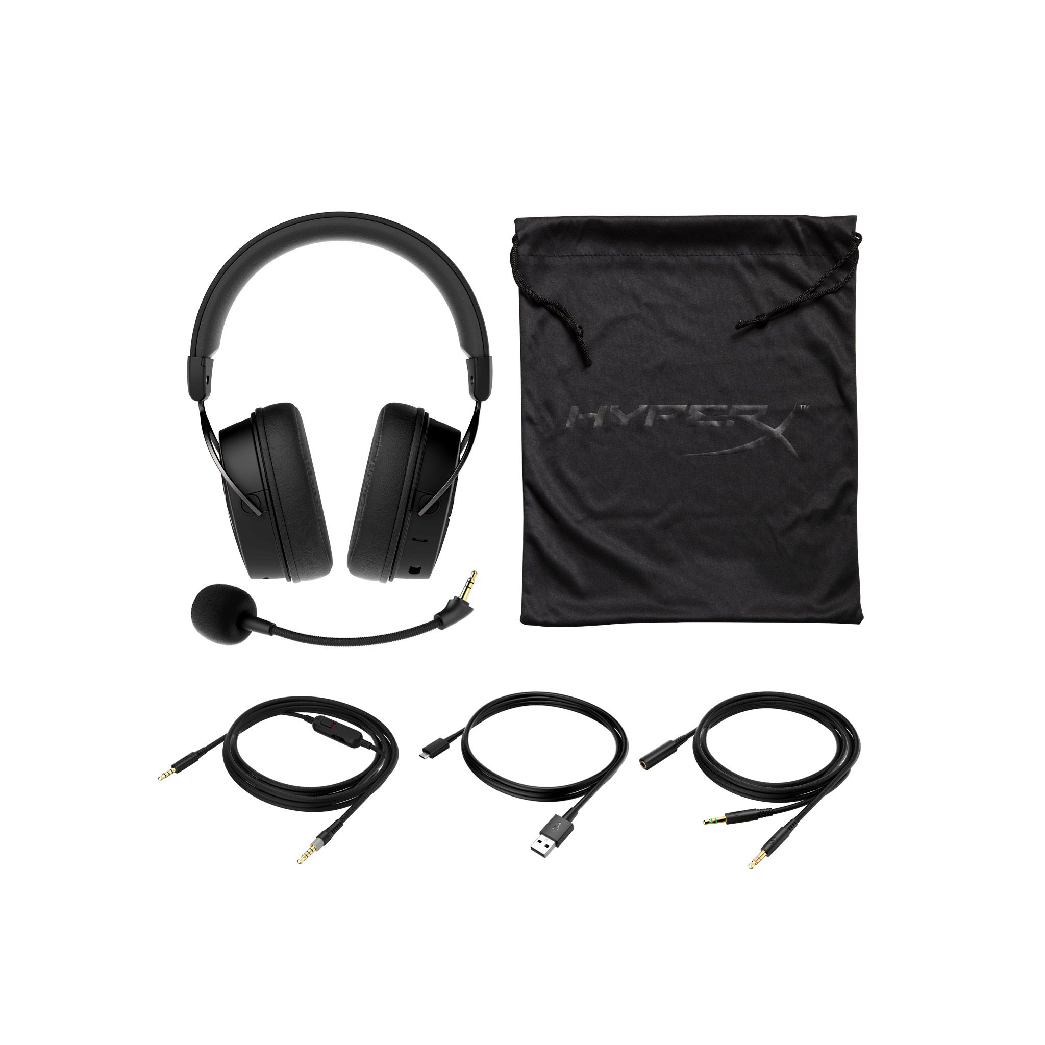 HyperX Cloud Mix 2 Draadloze Hoofdtelefoon Met Ruisonderdrukking Gaming Muziek Oproepen Bluetooth 5 3 Of Usb C Batterij 110 Uur Zwart 2116590342