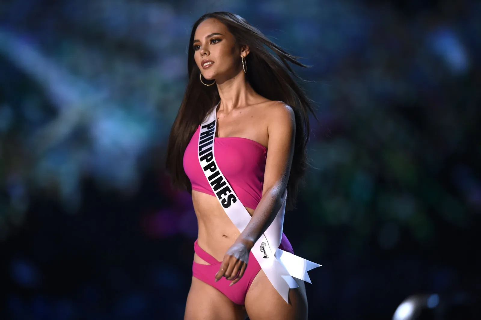 miss philippines red dress Miss Universe 2018: Winner Miss Philippines 2018 Vibrant, Red Evening Gown  Was Inspired By The Mayon Volcano