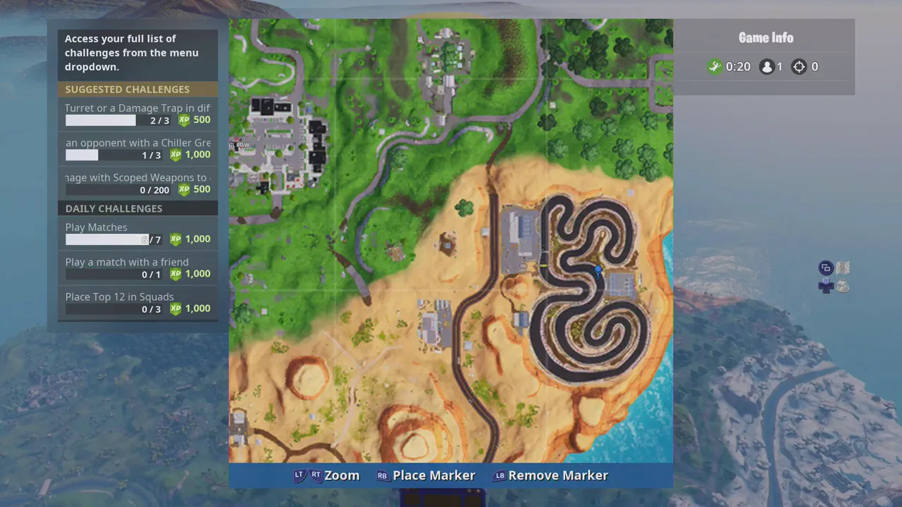Fortnite Racetrack ‘Fortnite’ Racetrack & Dance Club Location Overtime Challenge Guide ...