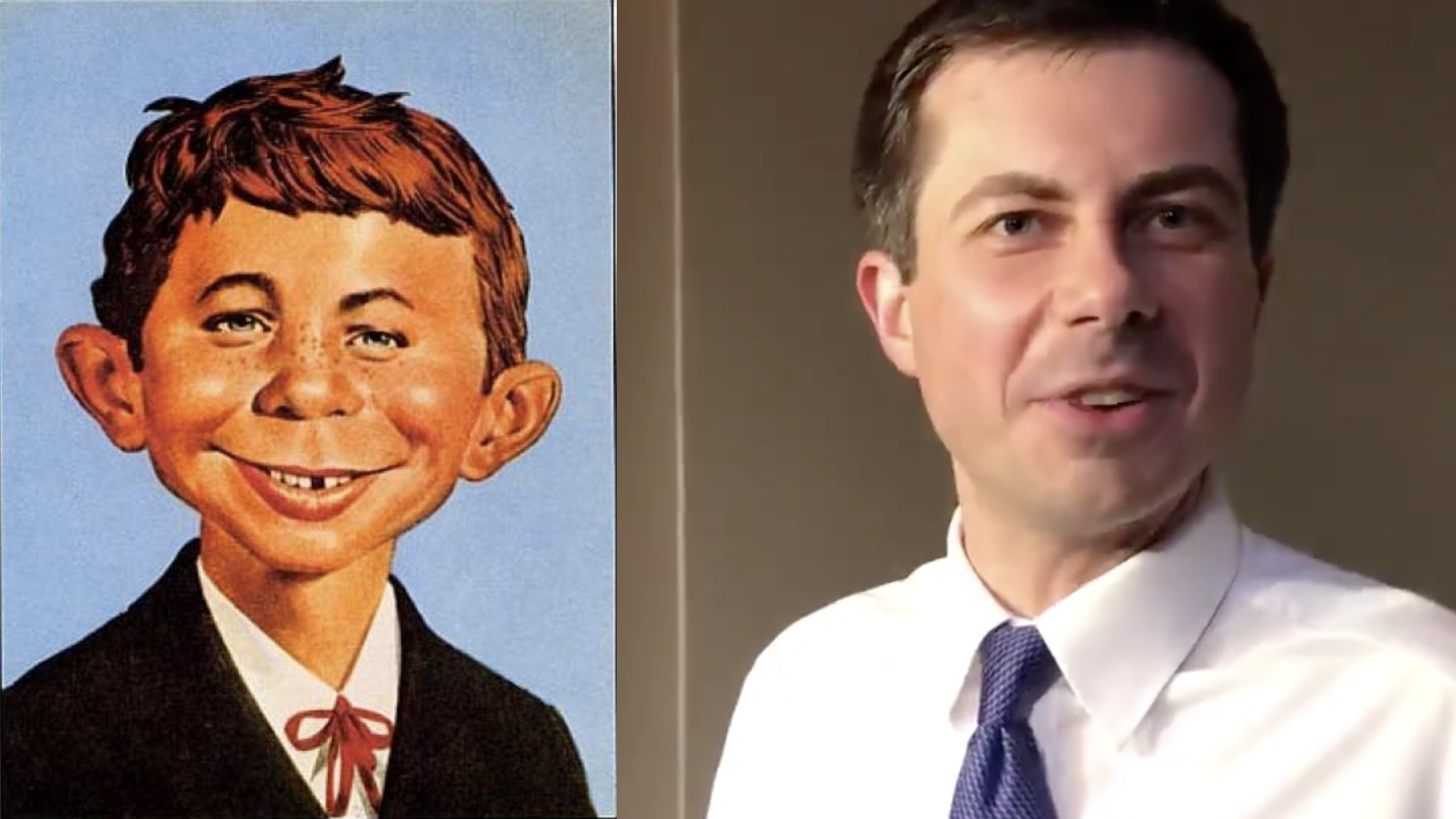 Pete Buttigieg: 'I Had to Google' Alfred E. Neuman after Donald Trump Used  the Name to Insult Candidate - Newsweek