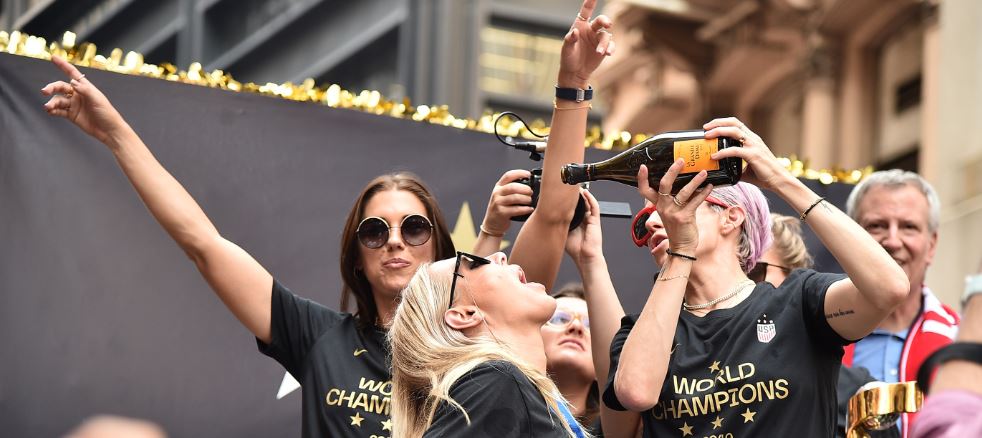 Why Veuve Clicquot Was The Perfect Champagne For The USWNT Parade