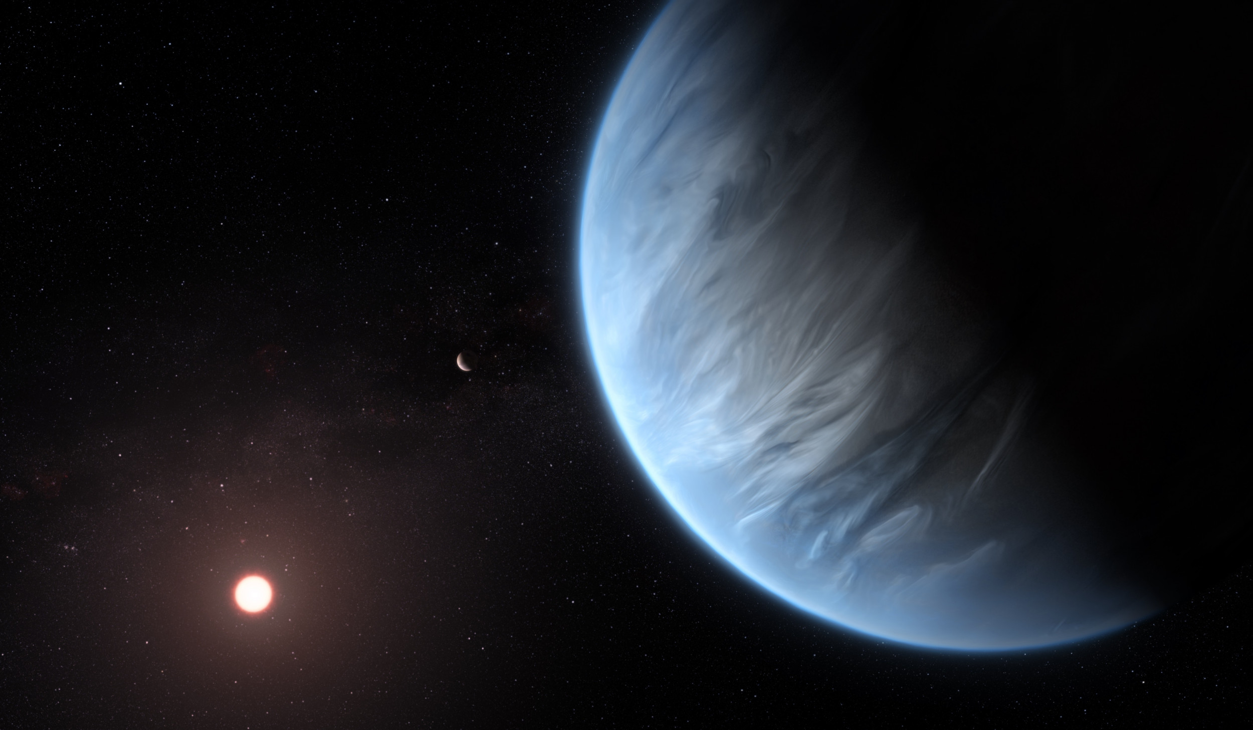 K2-18b: Super-Earth in 'Habitable Zone' Has Water Vapor in Its