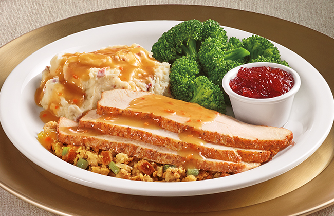 denny's turkey and dressing dinner Celebrate the Holidays at Denny's! We're serving up your favorite **Turkey & Dressing Dinner** this **Thanksgiving and Christmas Day!** Bring your family and friends to enjoy a hearty holiday meal