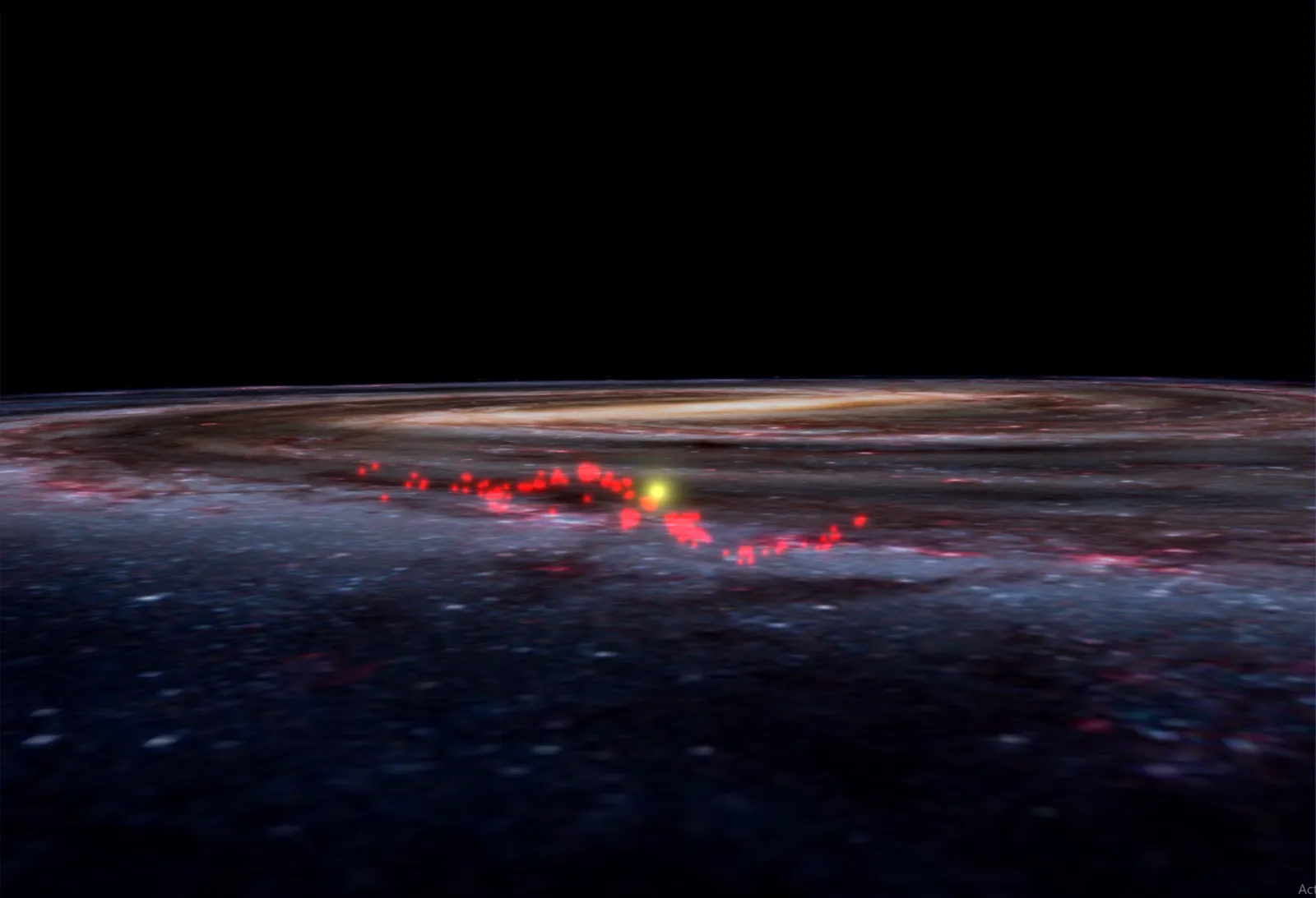 Something Appears to Have Collided With the Milky Way and Created