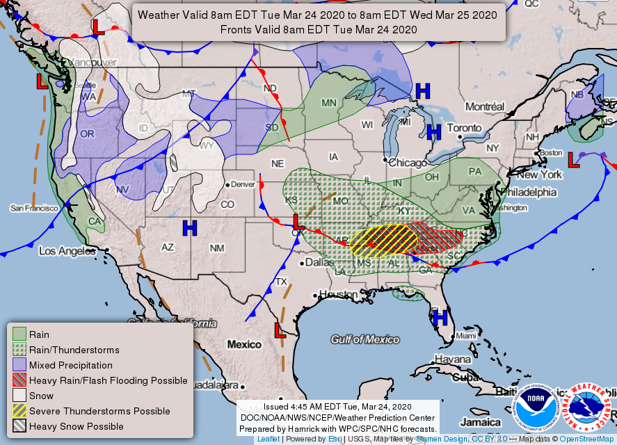NOAA National Forecast 03242020