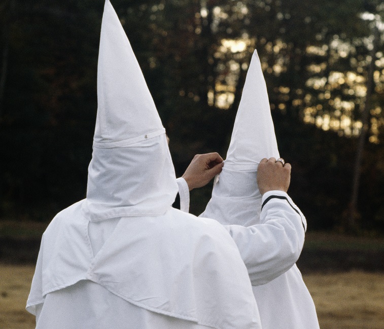 San Diego Man Who Wore KKK Hood As Protective Mask Escapes