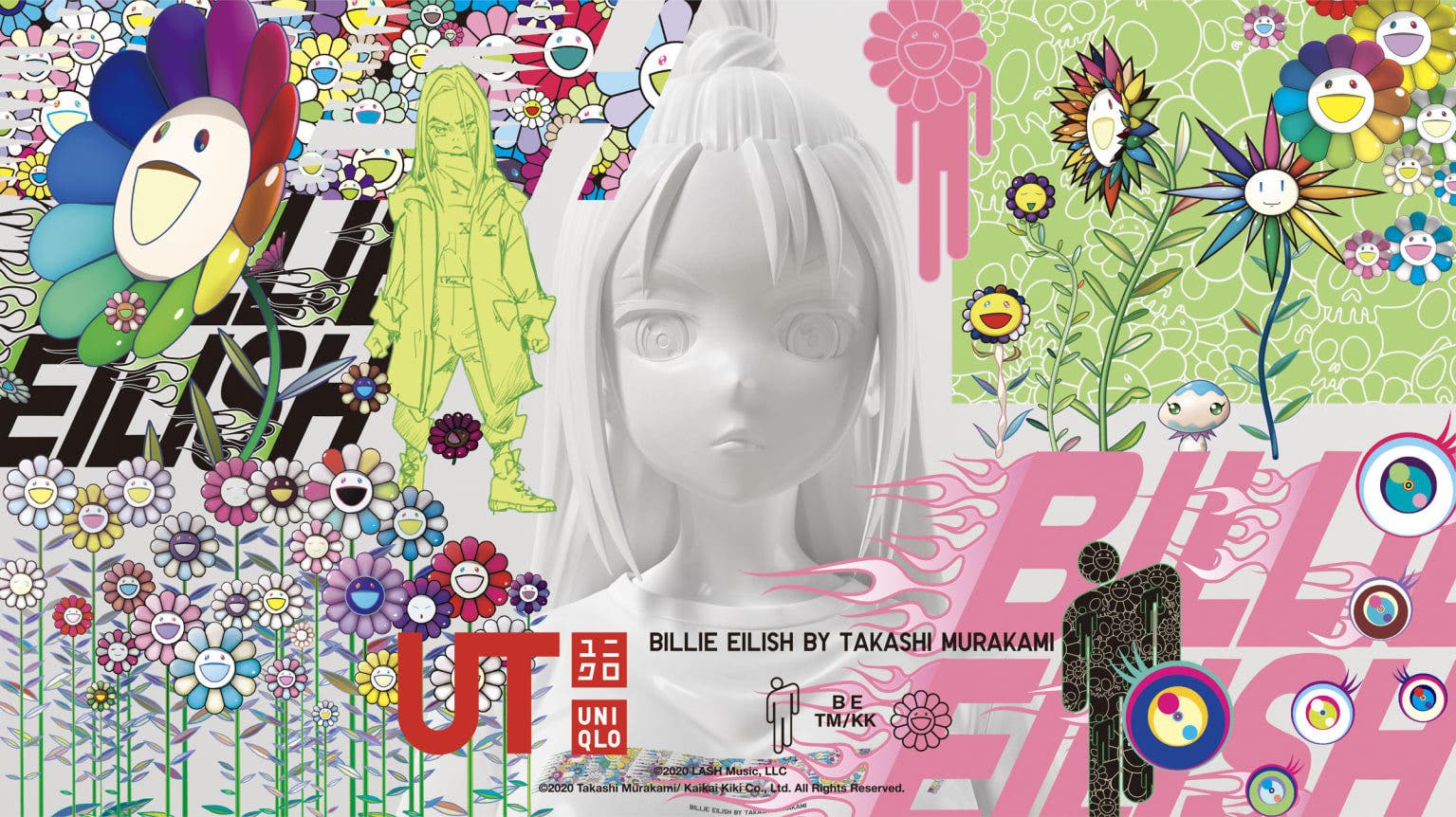 Billie Eilish x Takashi Murakami フィギュア Takashi Murakami Billie Eilish Limited Edition Vinyl Figure
