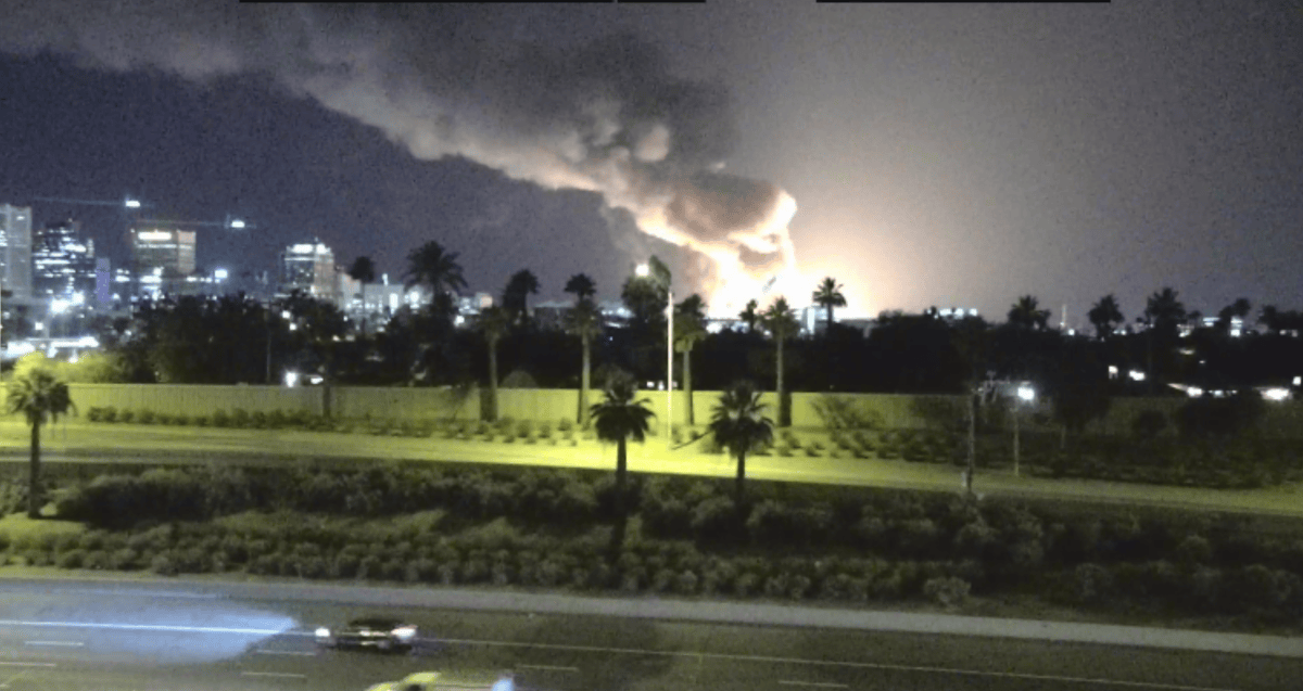 Downtown Phoenix Fire Photos as Crews Battle Blaze at Building Under ...