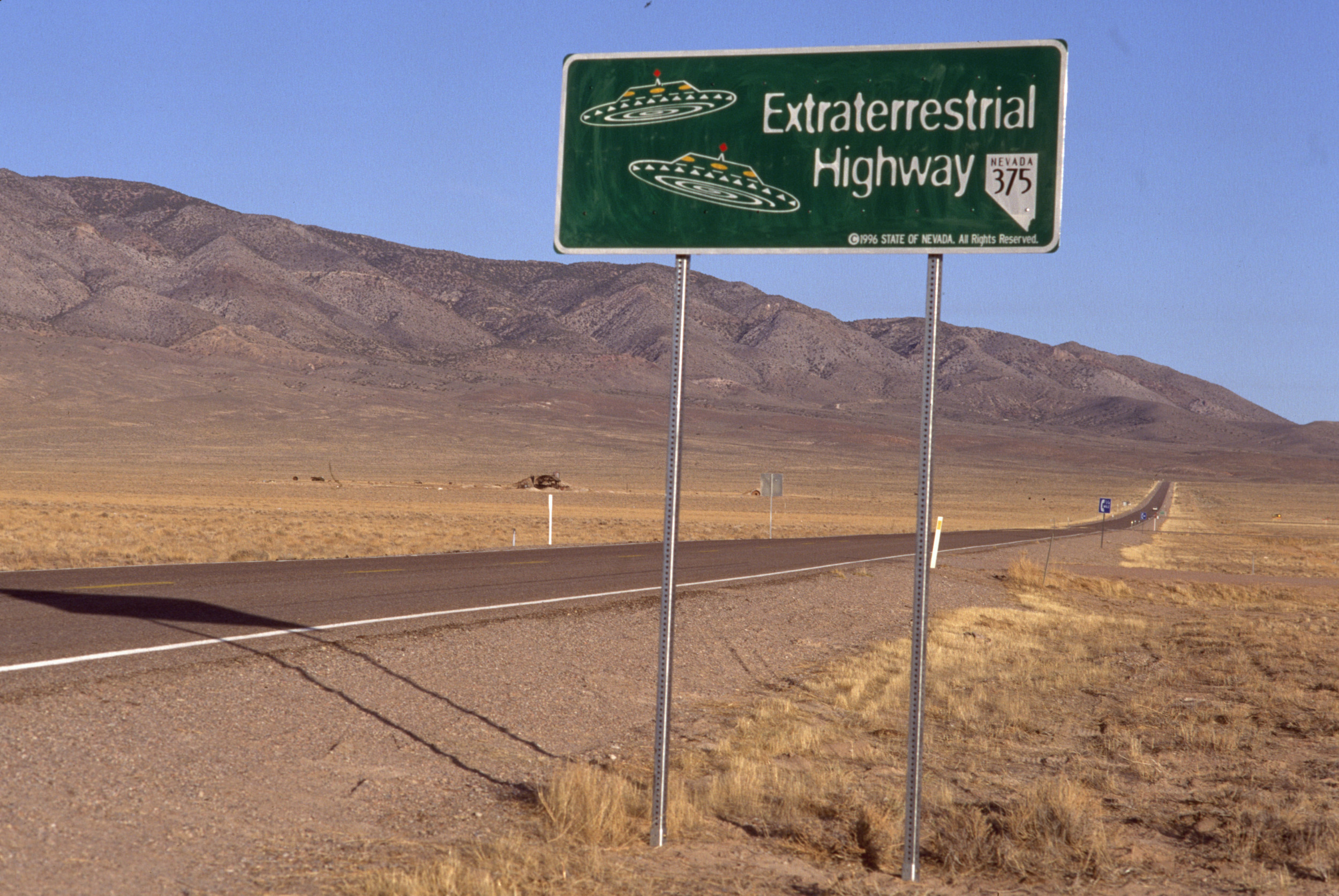 Nevada's 98 Mile-Long Extraterrestrial Highway Is Stranger Than