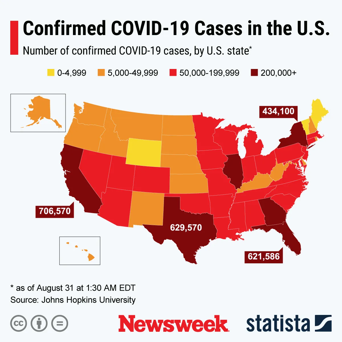 Coronavirus Cases Are Falling Fastest in These Five States - Newsweek