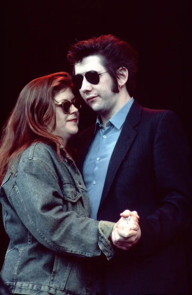 Kirsty MacColl and Shane MacGowan