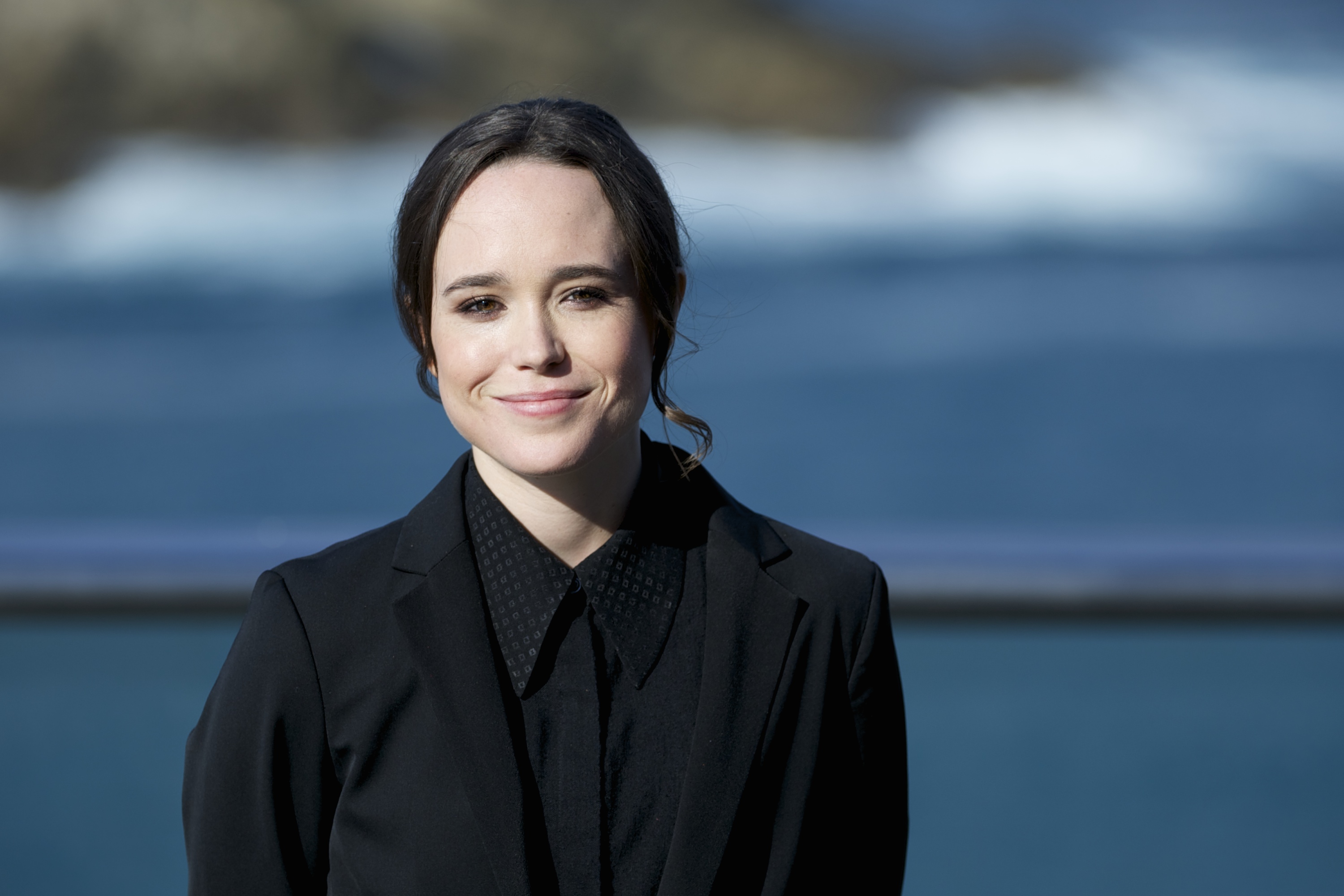 ellen page blue dress Ellen Page's Cannes Cover: The Creative Concept, Capturing Her Tomboy Style