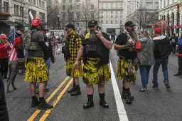 Yellow Kilt Worn by Proud Boys at MAGA Rally Removed From Sale by LGBTQ-Owned Company