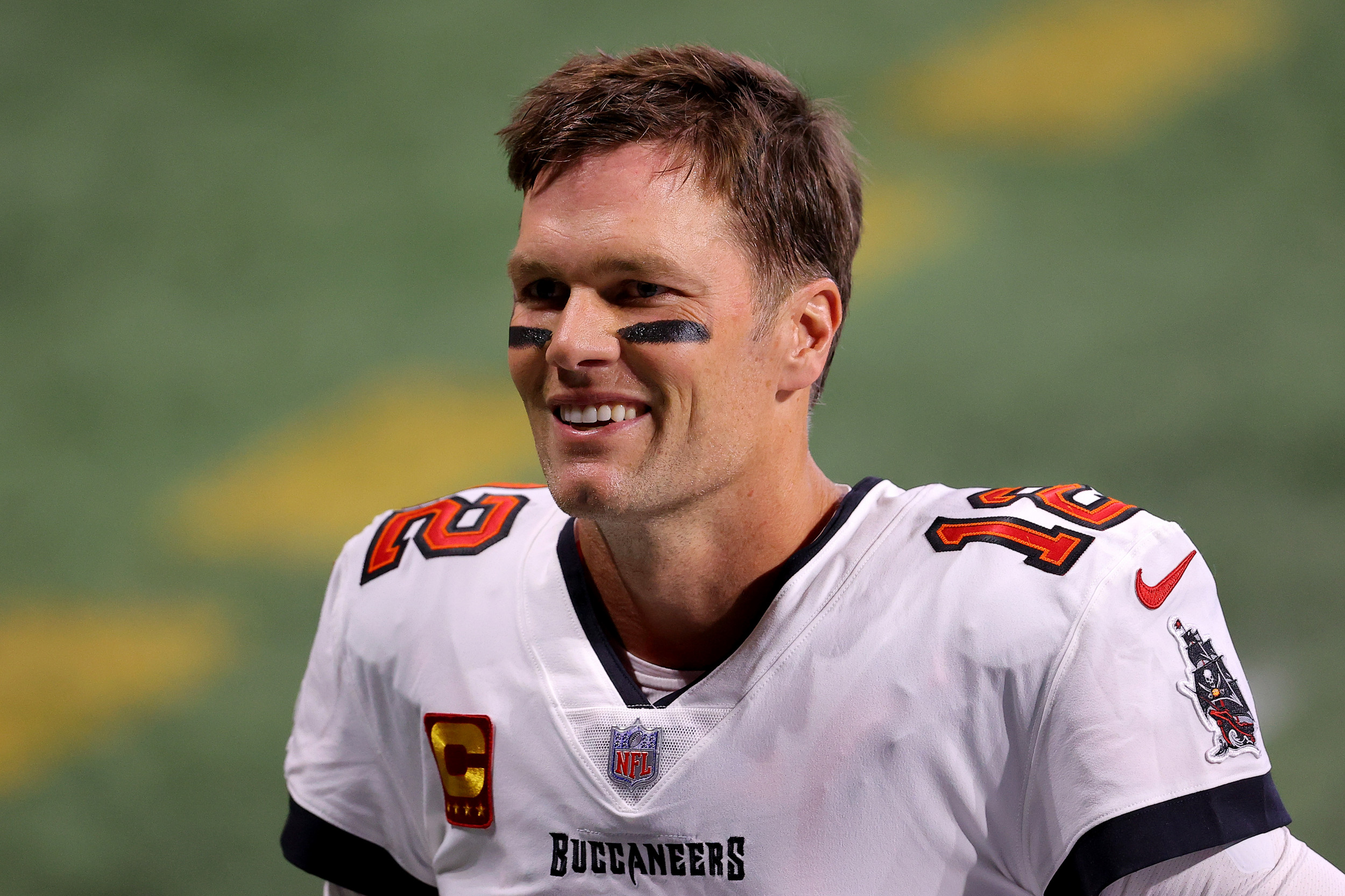 Patch Tom Brady Buccaneers – 4 étoiles Or, Capitaine, Fabriqué USA
