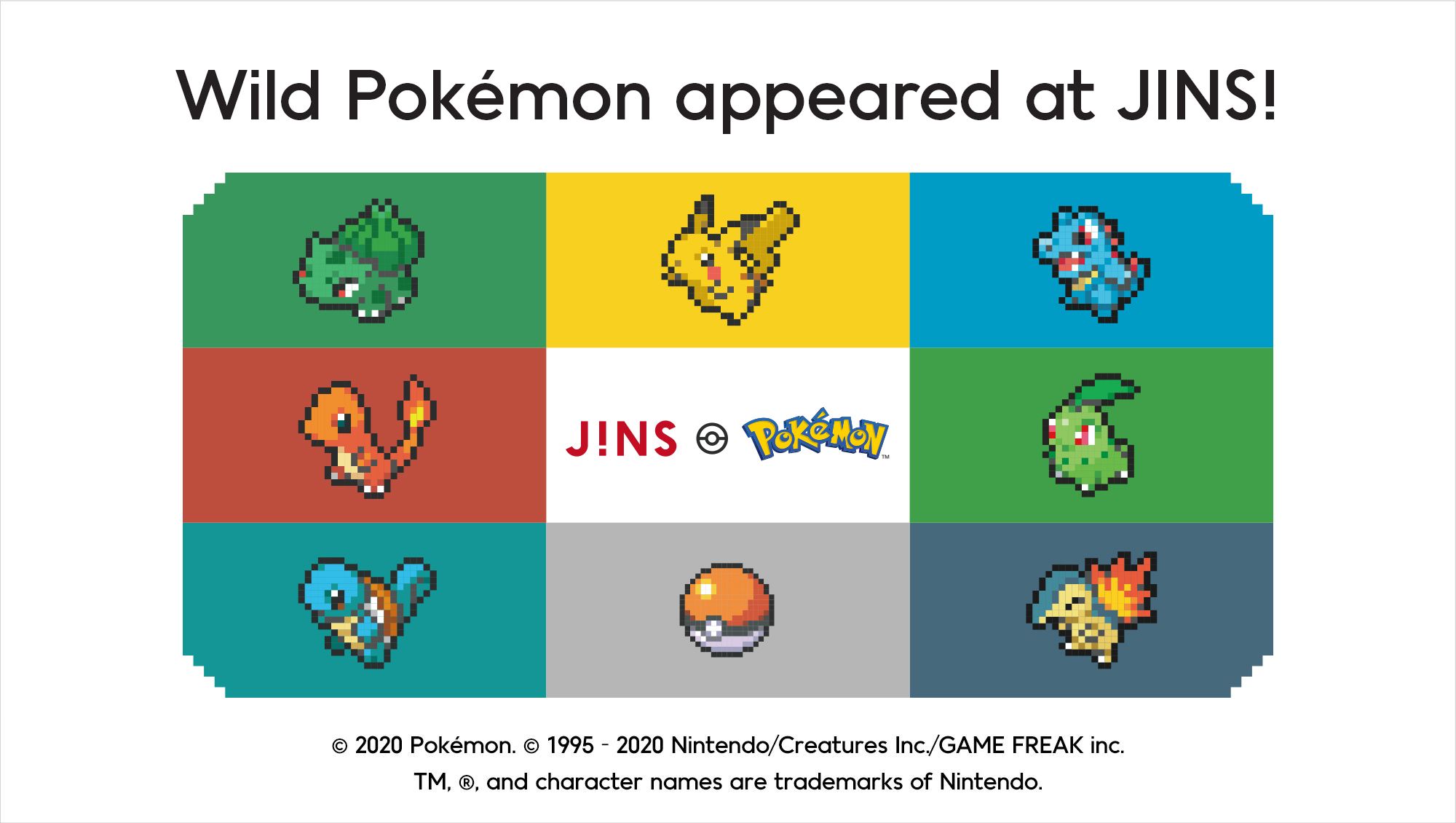 Pokémon Collaborates With JINS to Bring Stylish Eyeglasses to
