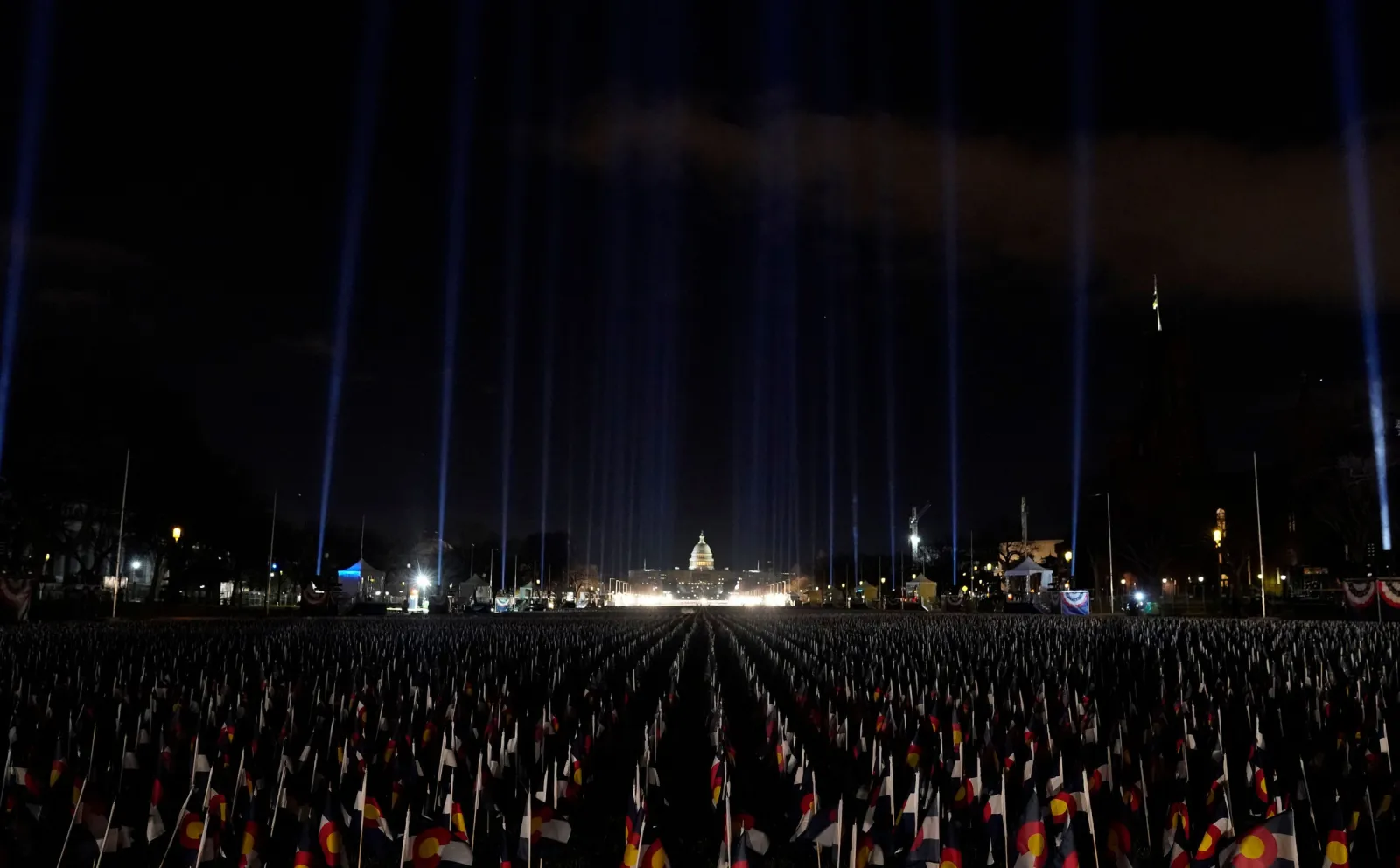 Stunning Biden Inauguration Photos Show Thousands of Flags Planted ...