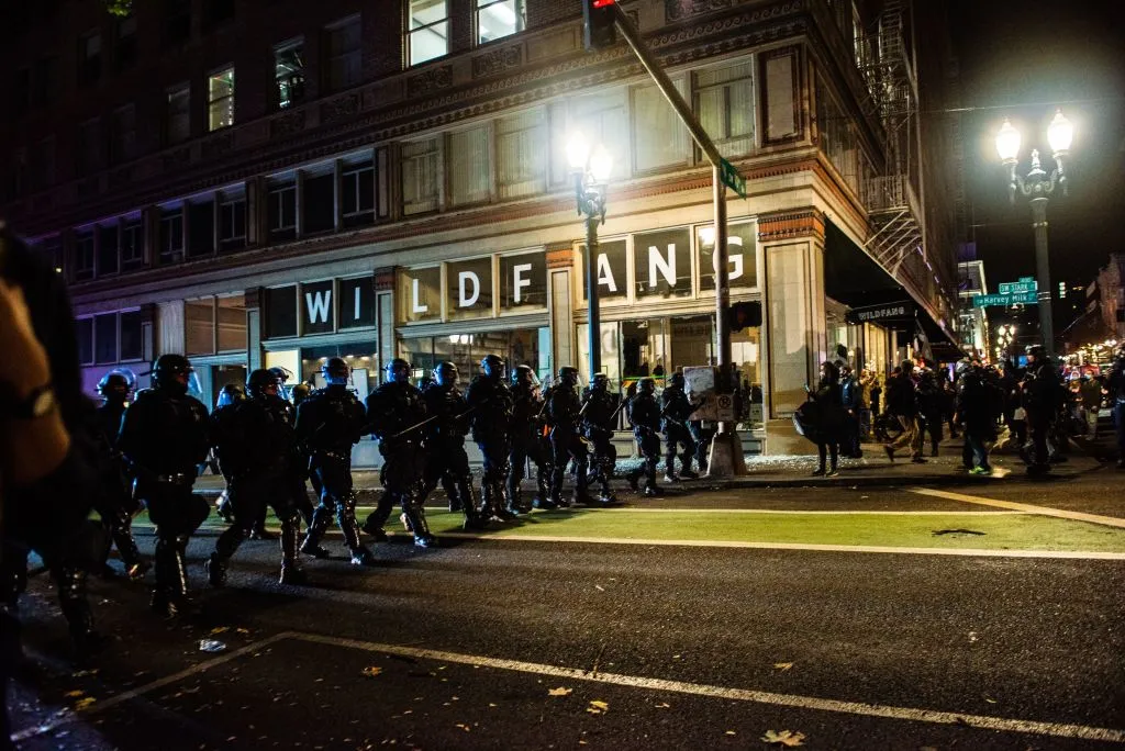 Portland Riot Police Precinct Portland Protesters Have Caused $2.3 Million in Damage to Federal ...