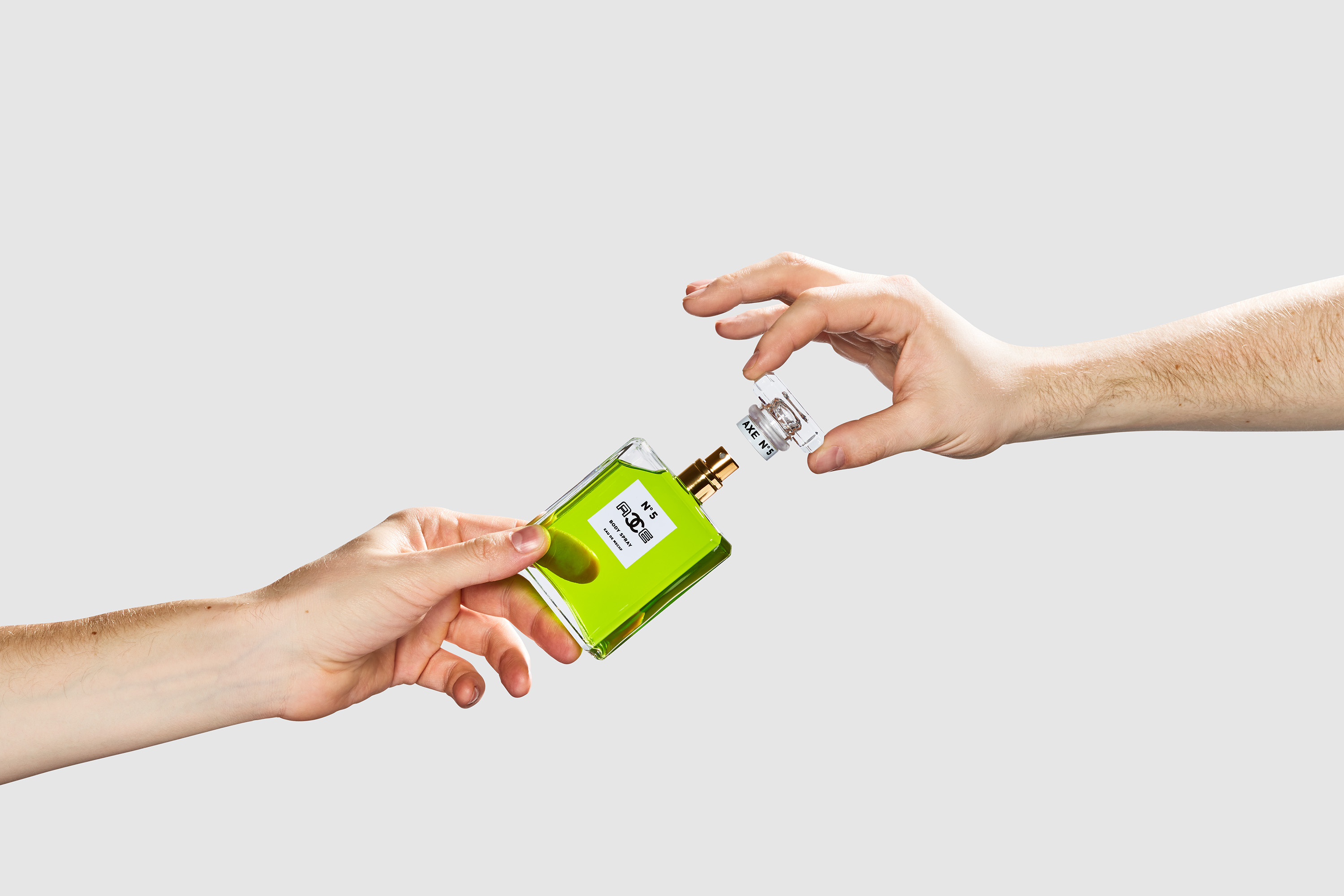 Axe Body Spray Meets Chanel No. 5 in Questionable Fragrance
