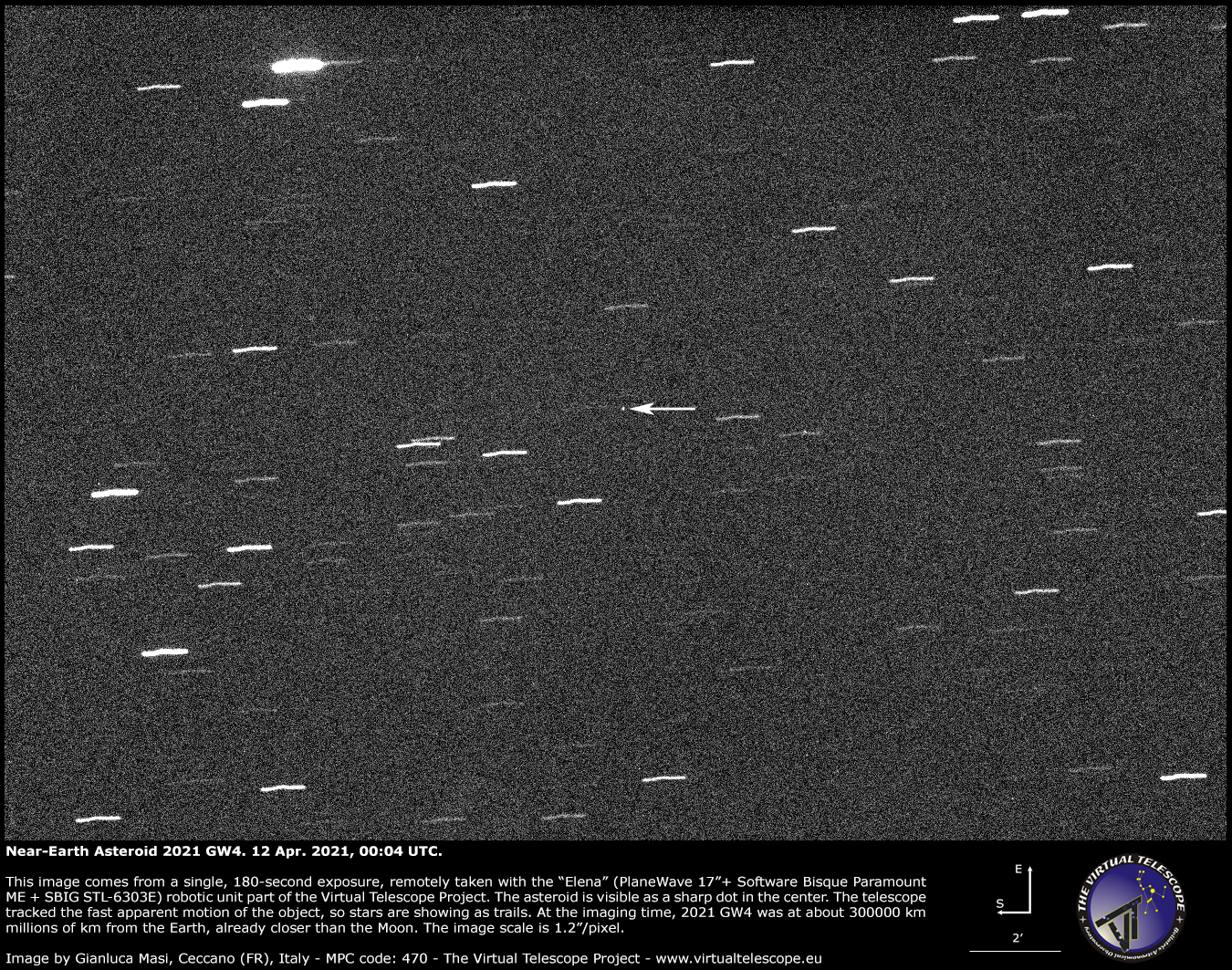 Image Shows Asteroid That Just Came 'Exceptionally Close' to Earth