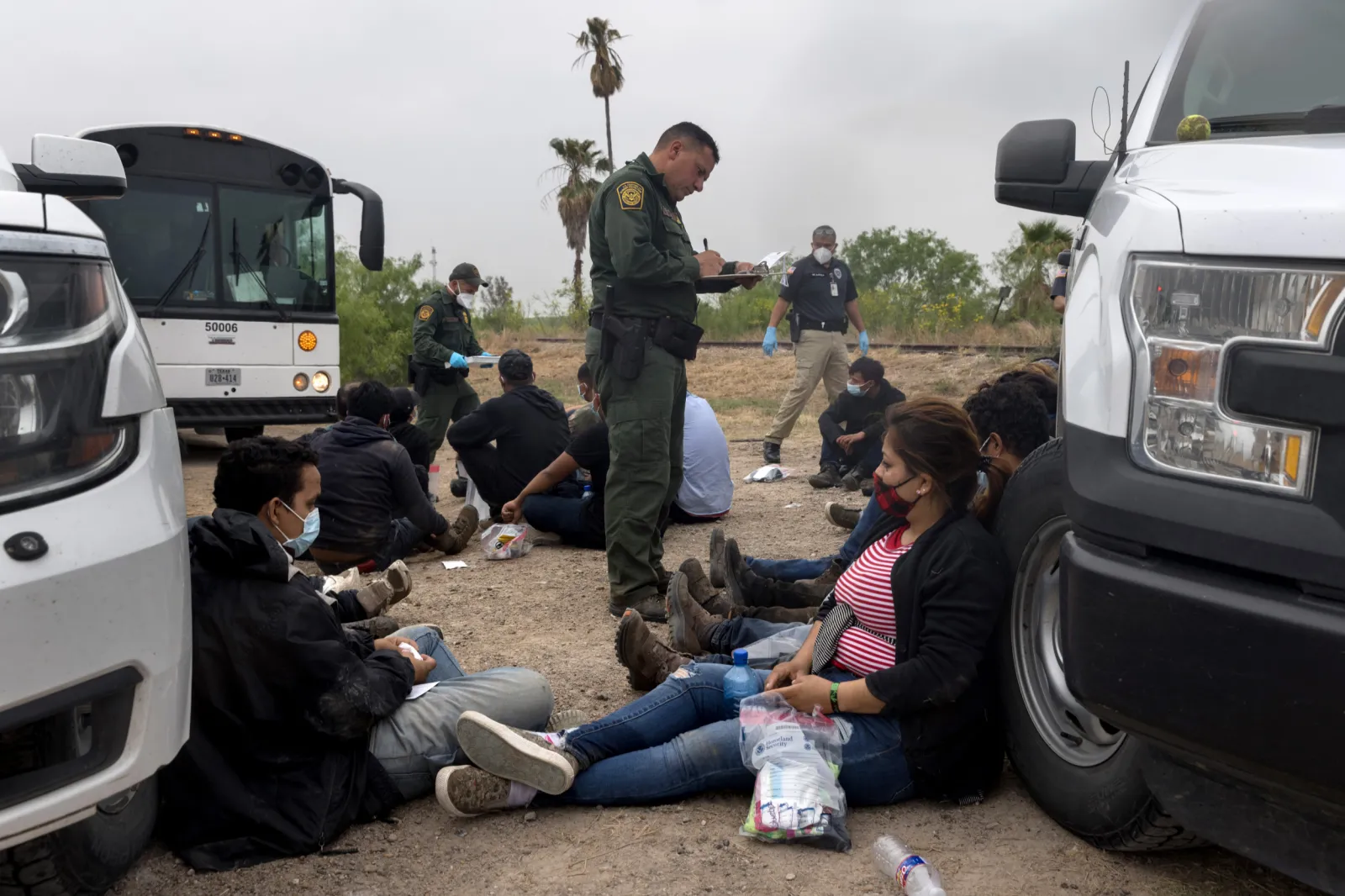 149 Migrants Found Inside Tractor Trailer Trying to Cross Border - Newsweek