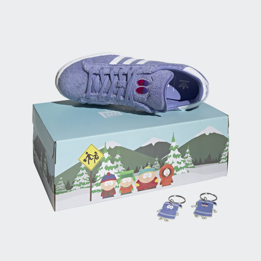 adidas gazelle silver green womens adidas Consortium x South Park Campus 80s main image 0