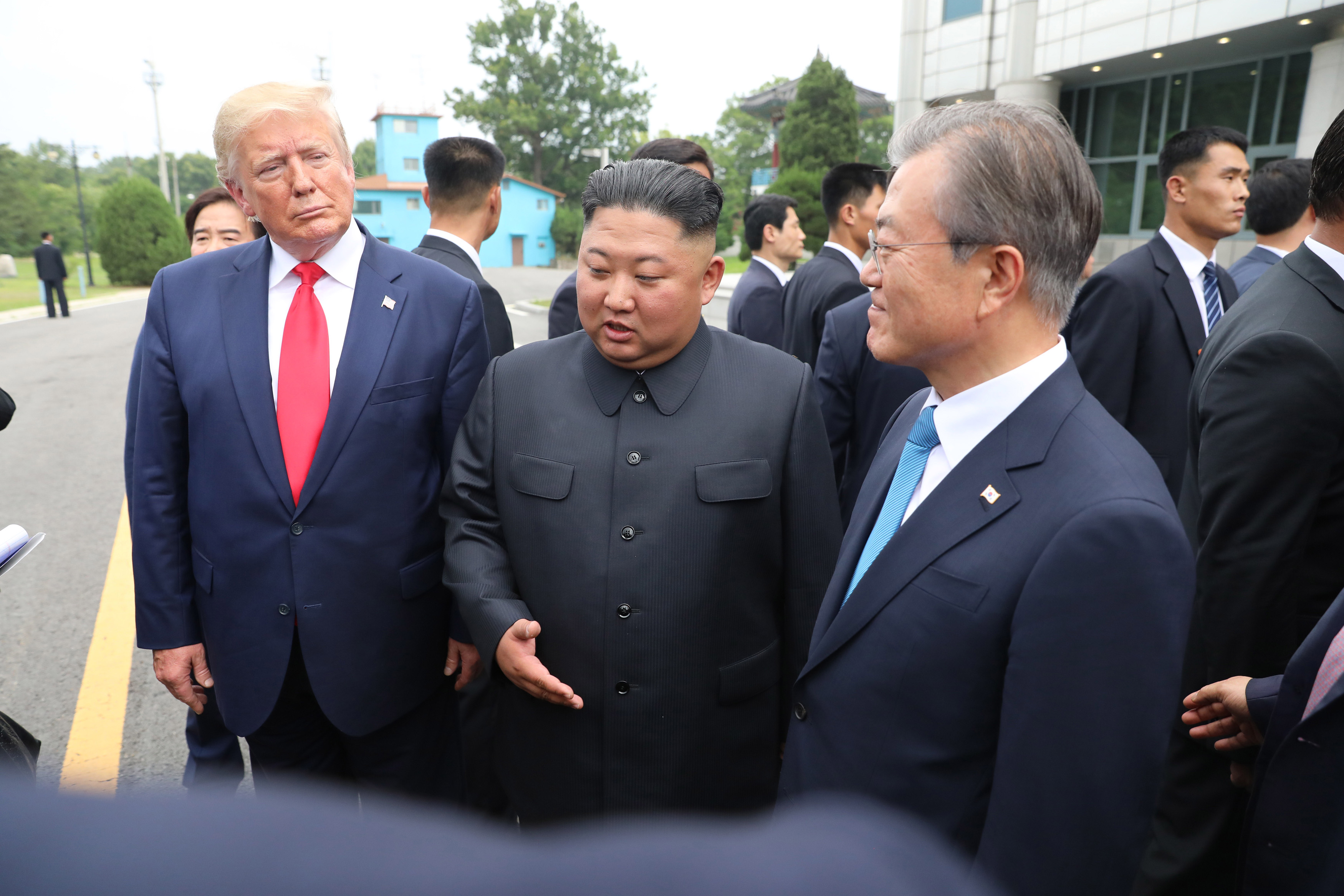 Trump Says He Likes North Korea's Kim, Calls South Korea President