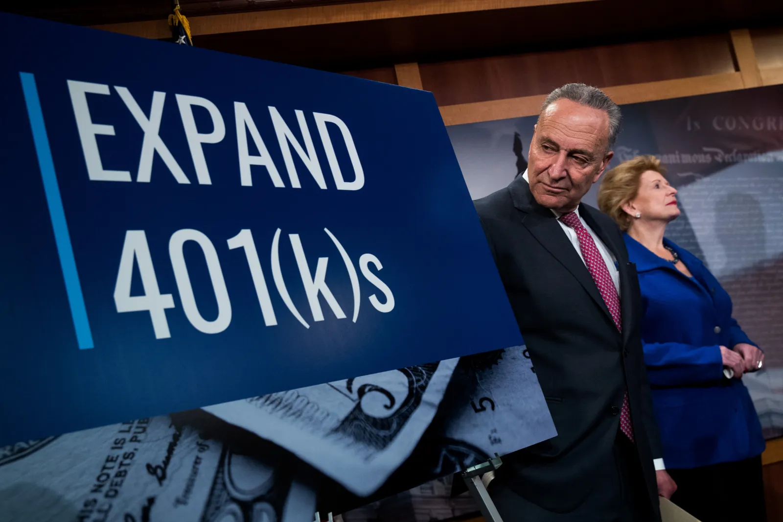 Chuck Schumer 401(k) contribution limit proposal 2017