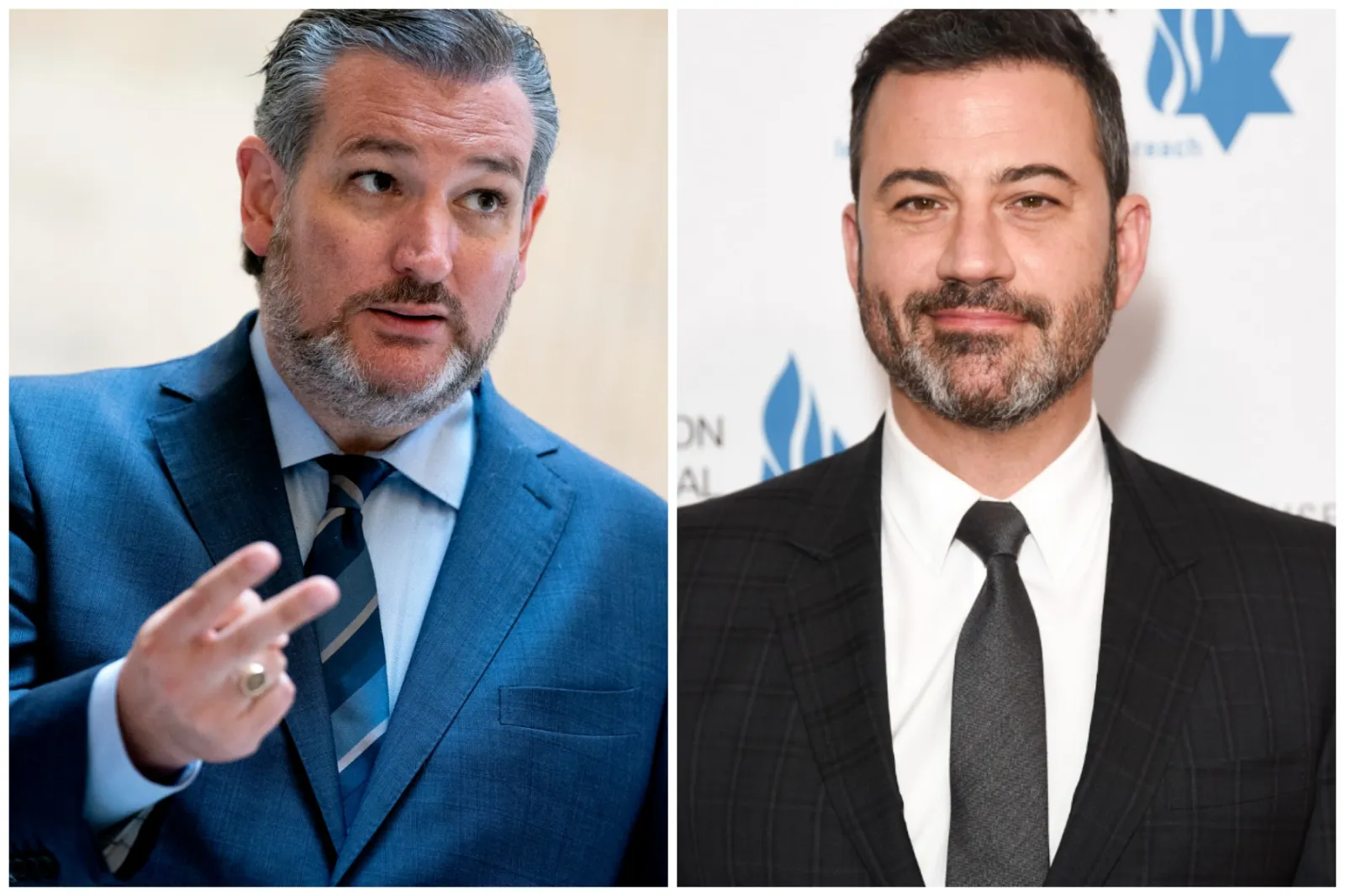 Ted Cruz and Jimmy Kimmel