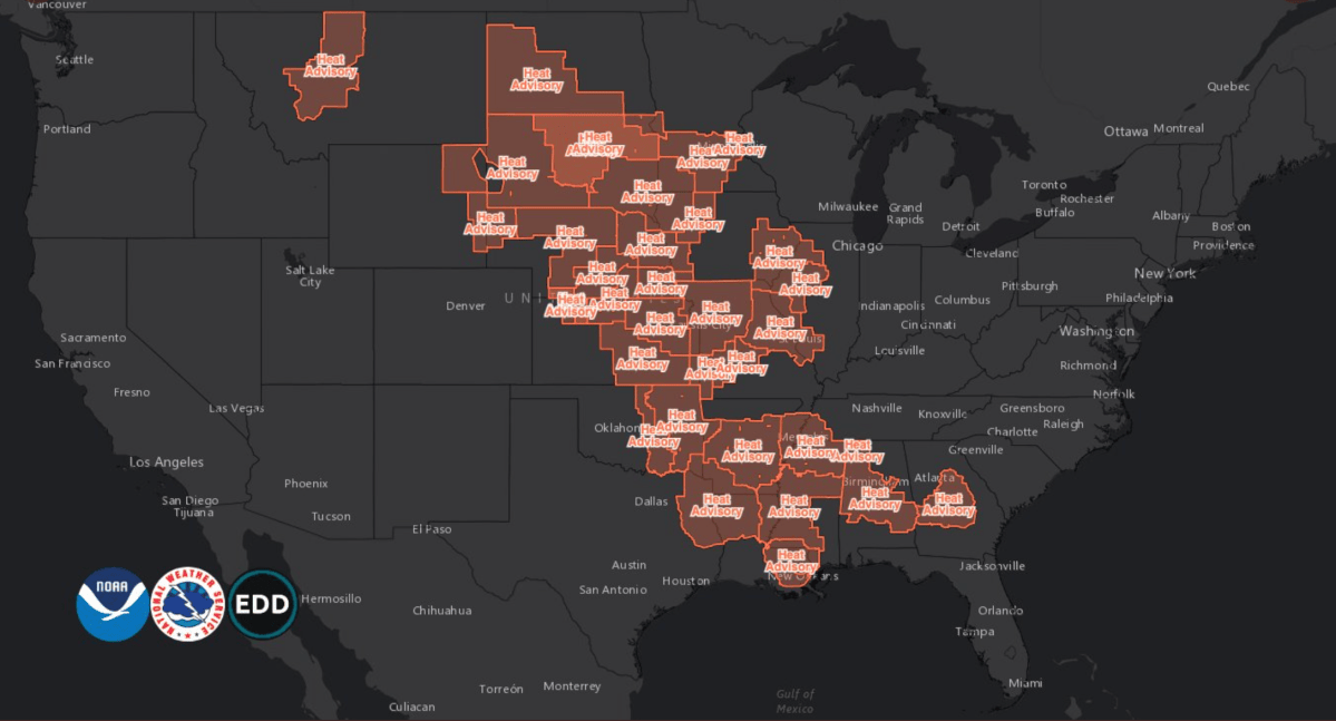 Excessive Heat Warning Issued As 17 States Across U.S. Hit by ...