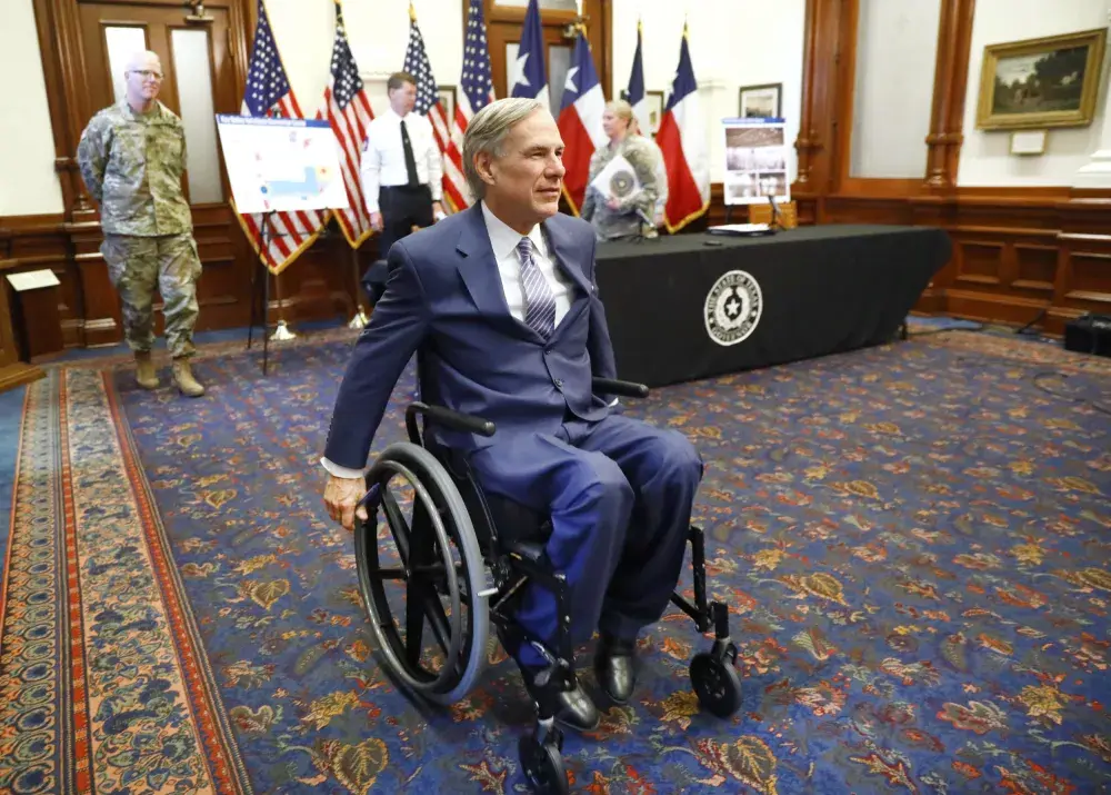 Why Does Greg Abbott Use a Wheelchair? Texas Governor Releases Video About COVID Diagnosis