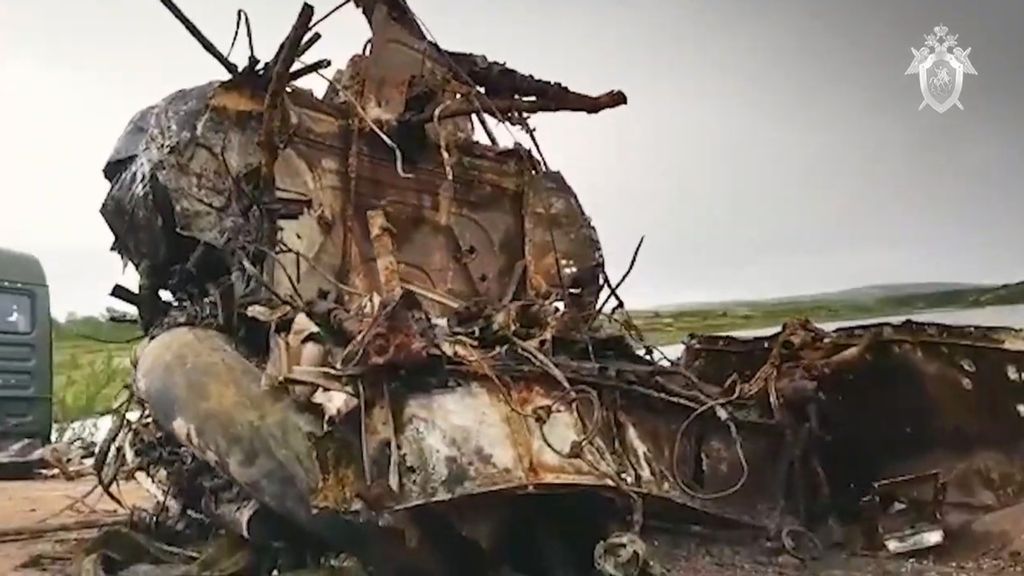 Russian wreckage