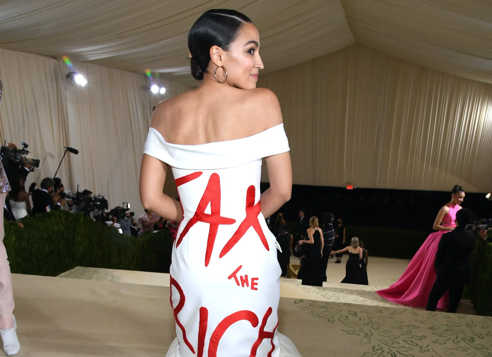 Alexandria Ocasio-Cortez Hits Back at Critics, Defends Met Gala 'Tax The  Rich' Dress - Newsweek
