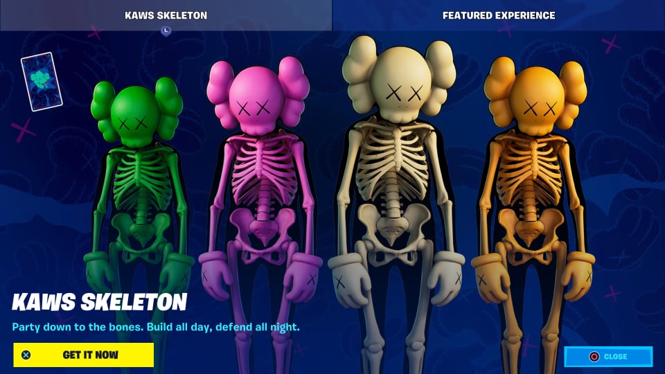 How To Buy 'Fortnite's' New Kaws Skin—And When the Limited Edition