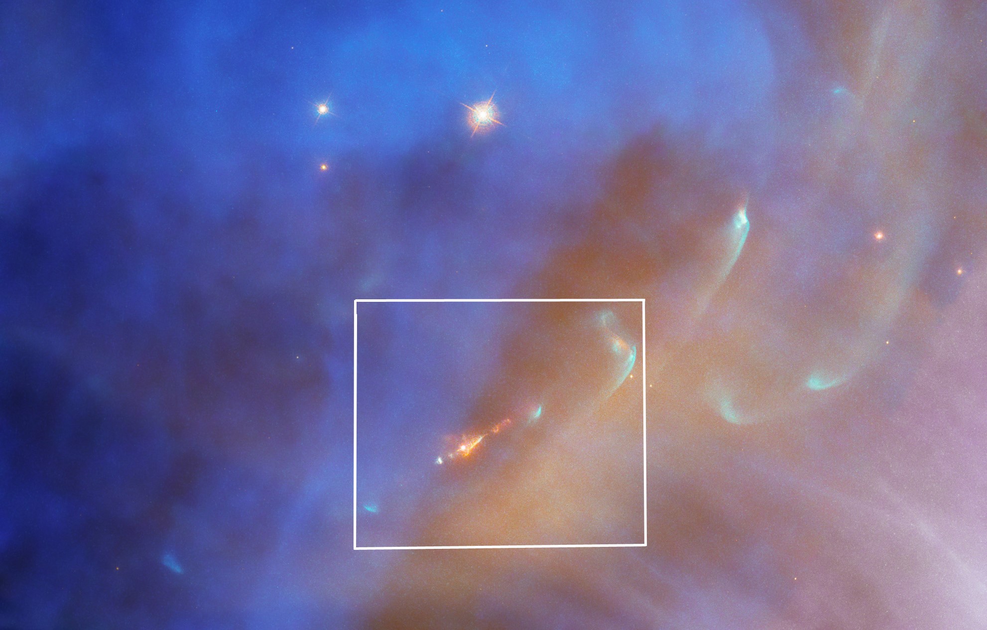Hubble Spots Superhot Shockwave Coming From Running Man Nebula
