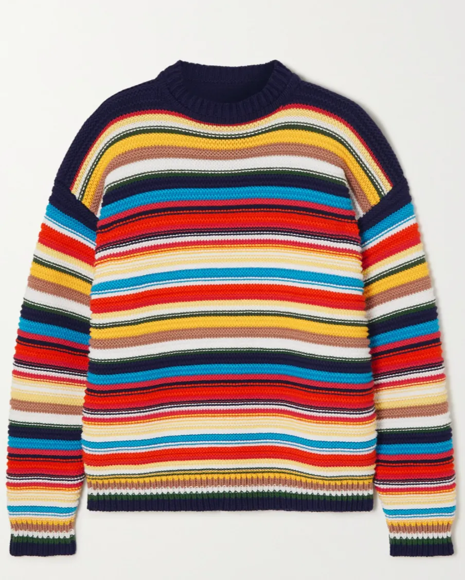 Striped cotton Victoria Beckham sweater