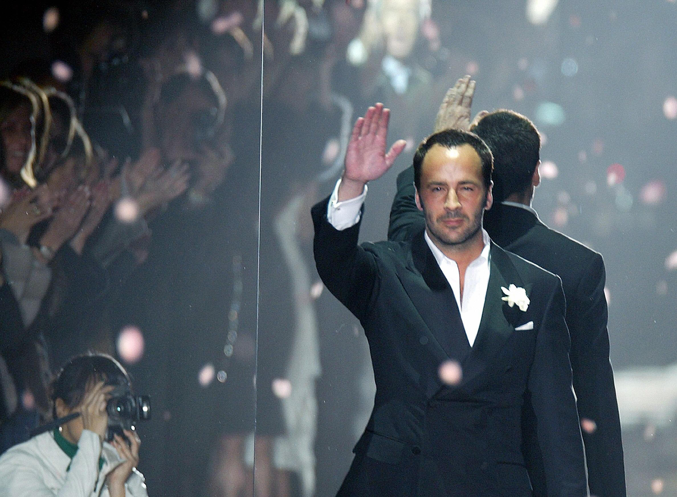 GUCCI 1994AW Tom Ford ハイネック ボディースーツ Silky Green Gucci (Tom Ford era, of course) at the Palm House for