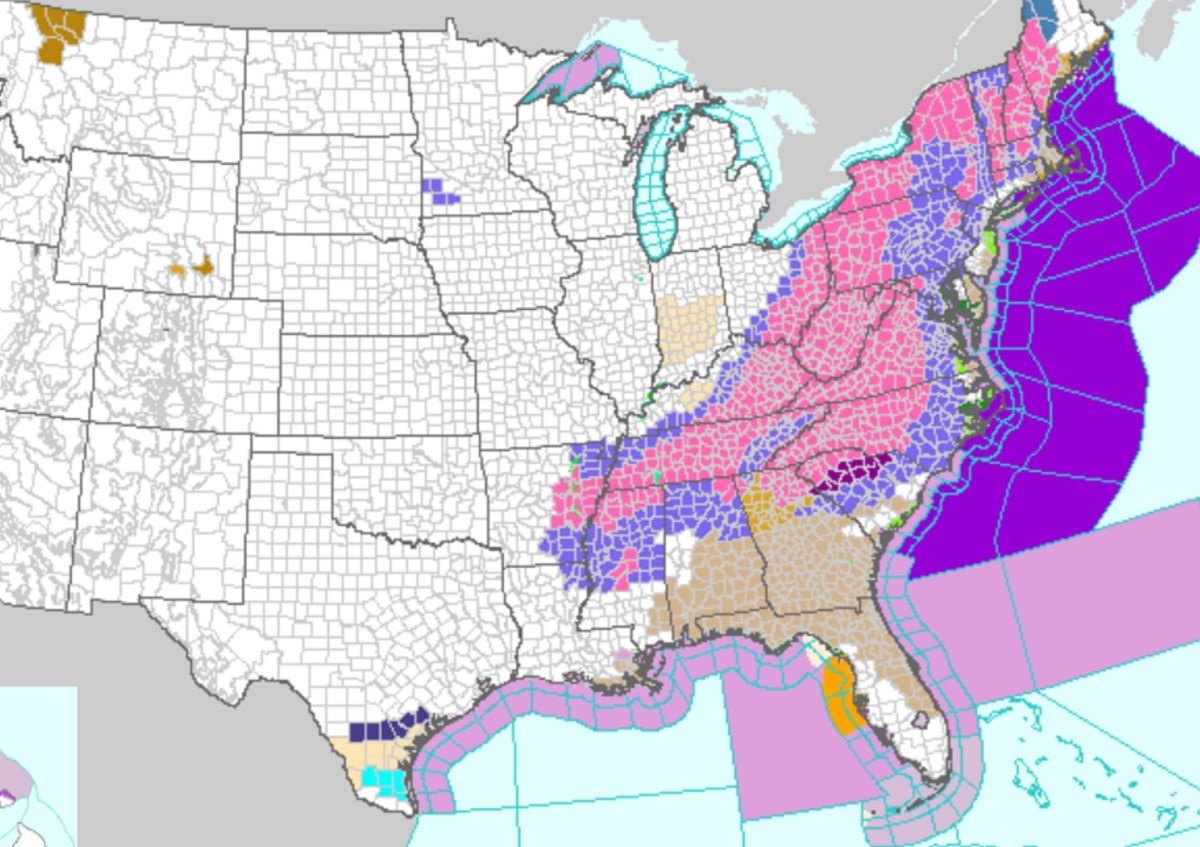 Winter Storm Warnings for 19 States as Izzy to Bring Up to 20 Inches of ...