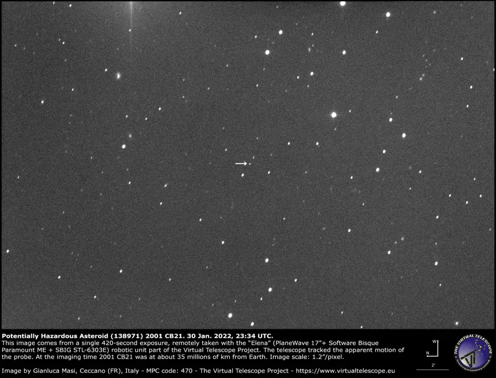 Image Shows Asteroid That Could Be 4000ft Wide Heading Towards Earth