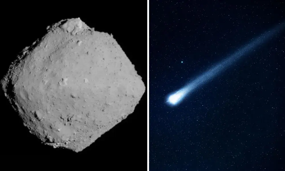 Spinning Top-Shaped Potentially Hazardous Asteroid Ryugu May Be Dead Comet