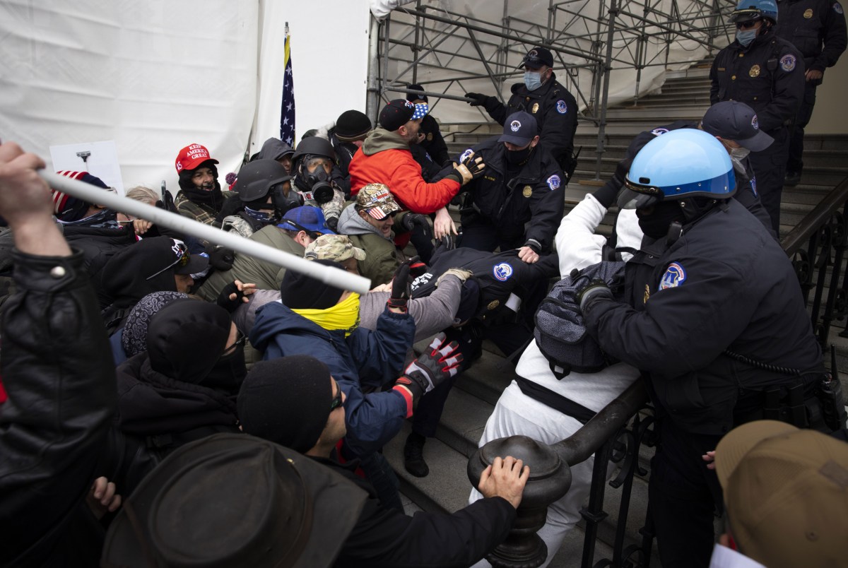 FBI Offers $15K to Find At-Large Capitol Rioter Accused of Police ...