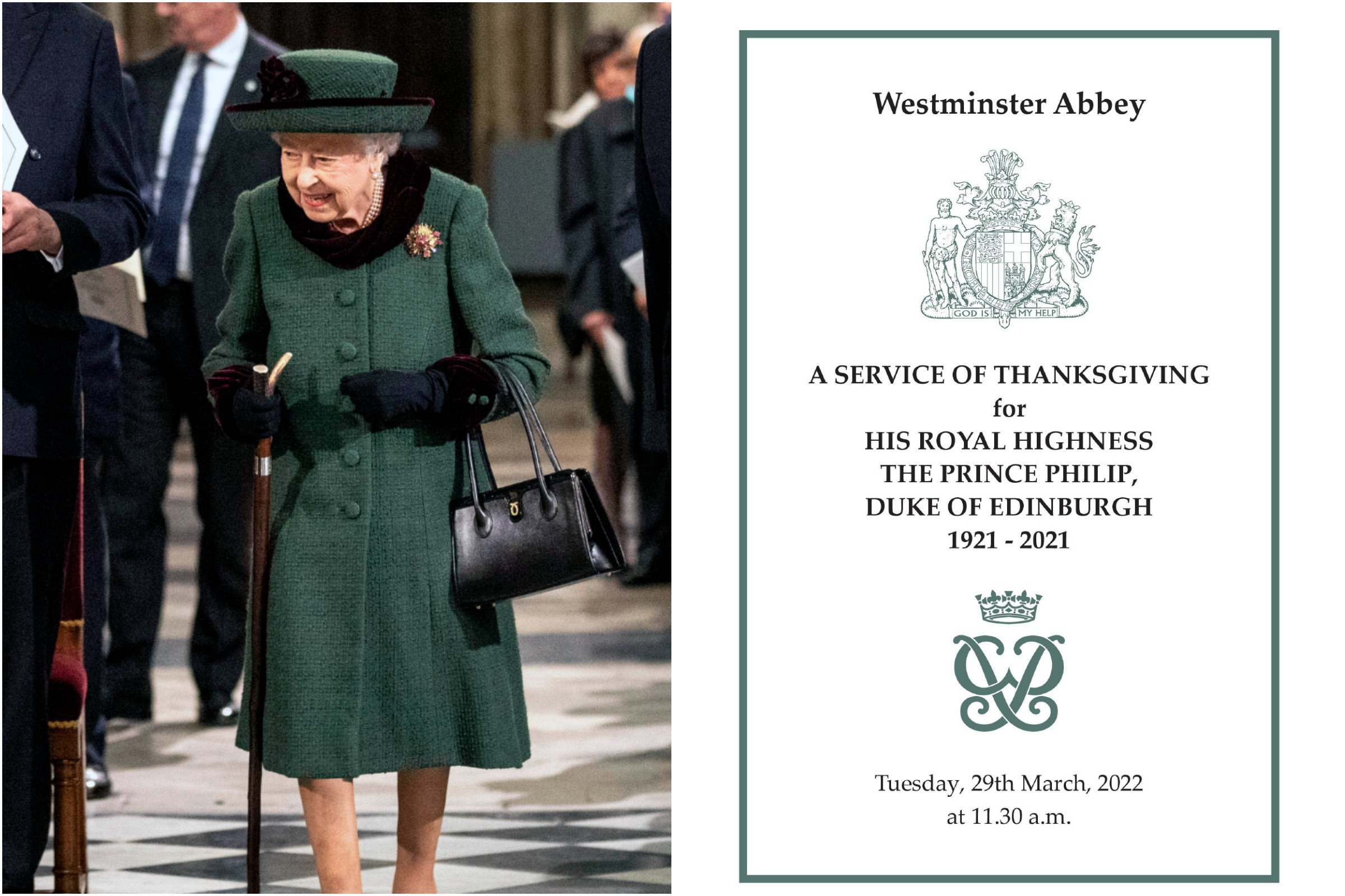 Queen's 'Edinburgh Green' Tribute to Prince Philip for Memorial