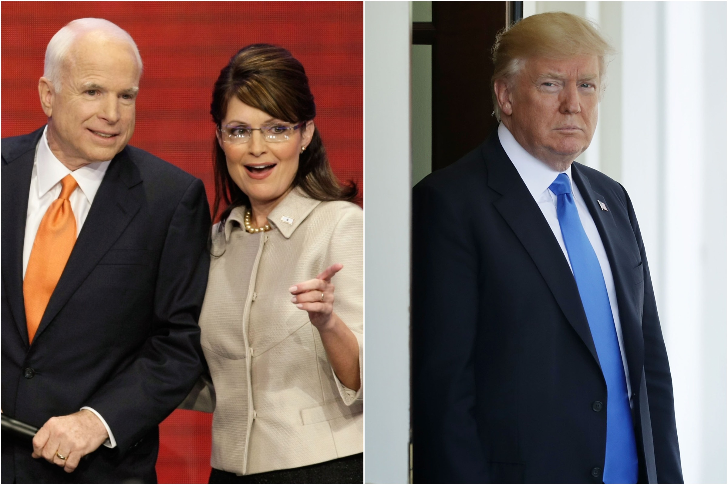 Donald Trump Uses Sarah Palin Endorsement to Take Swipe at John McCain -  Newsweek