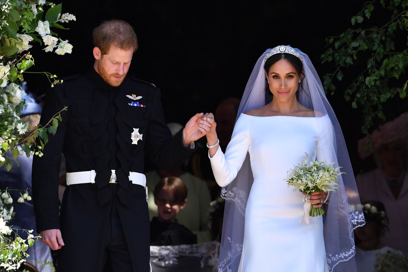 meghan markle princess dress Meghan Markle called a 'Disney princess' in Oscar de la Renta gown