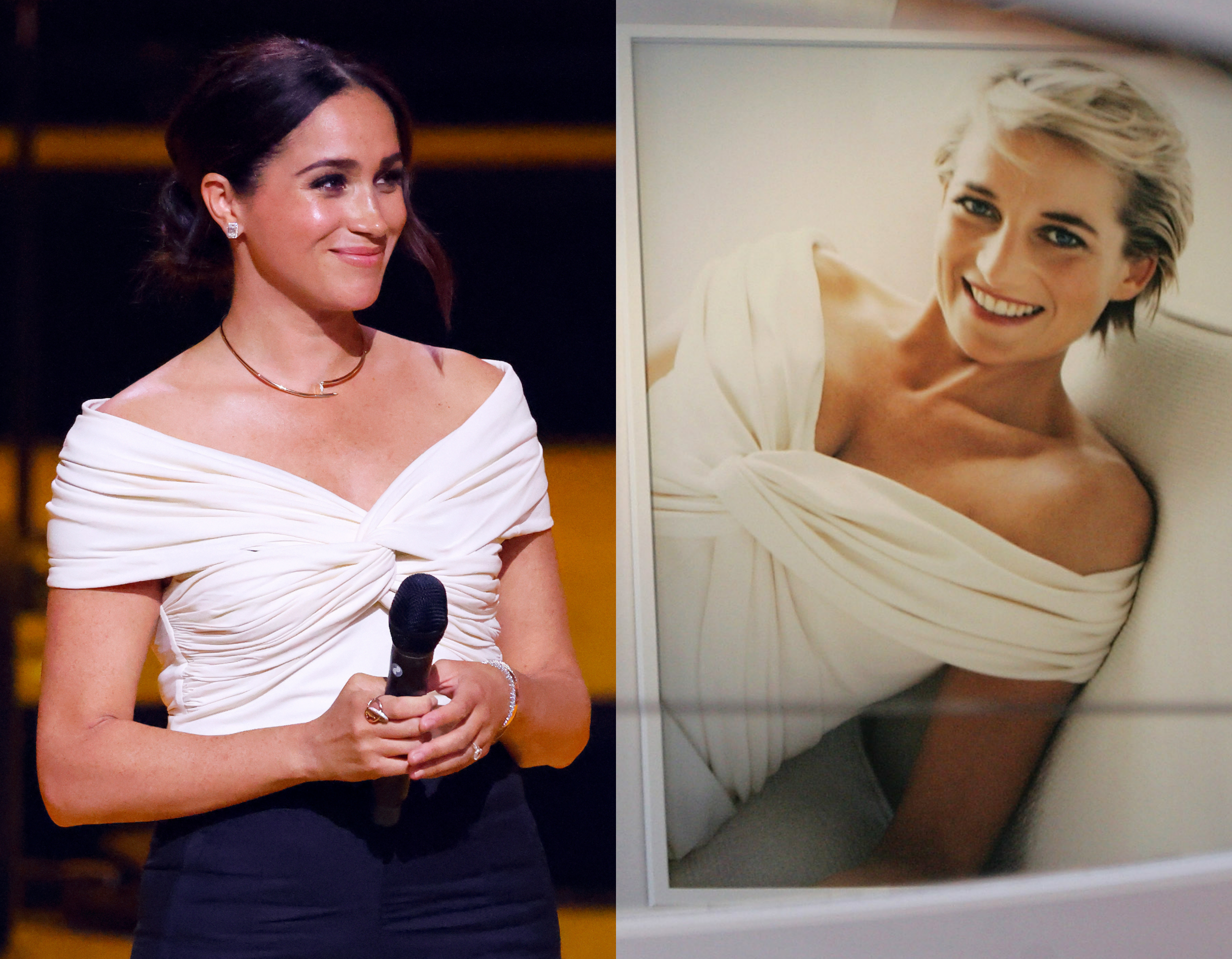 meghan markle dress like princess diana Meghan Markle Princess Diana Style: How She Wears Similar Outfits