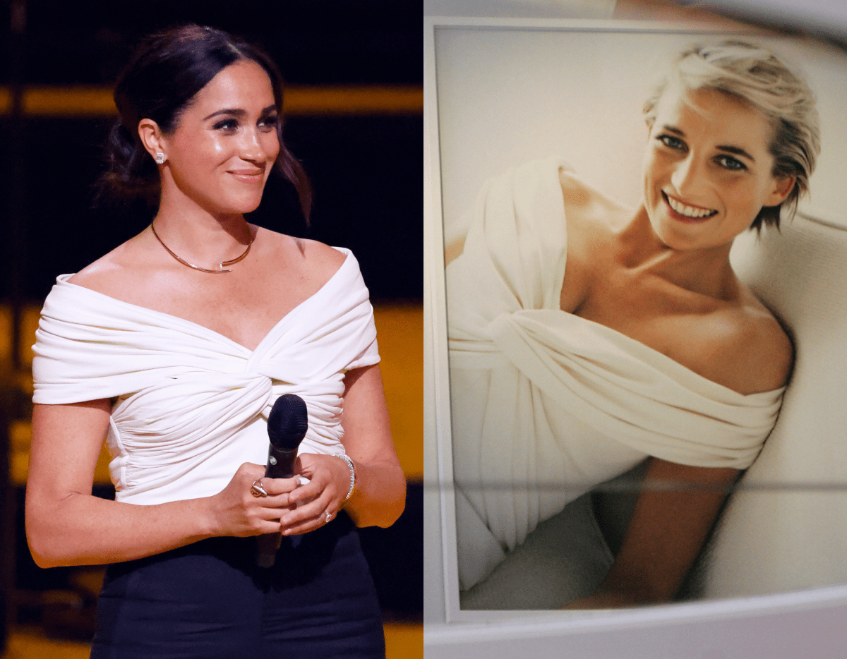 Meghan's Invictus Outfit Echoes Look From Diana's Final Portrait Session