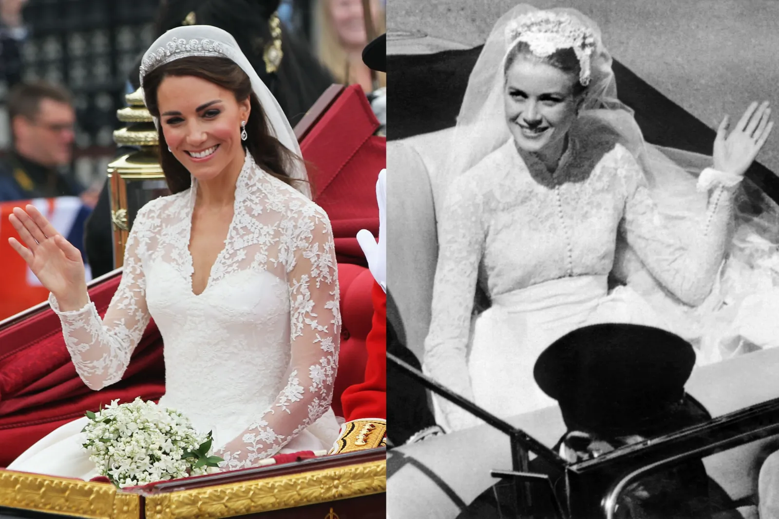 How Kate Middleton's Wedding Dress Honored A Hollywood Royal Bride - Newsweek How Kate Middleton's Wedding Dress Honored A Hollywood Royal Bride - Newsweek