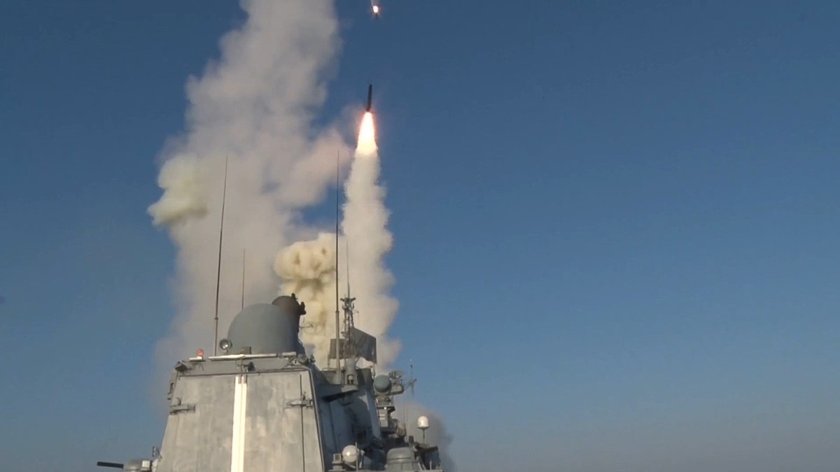 Russian Warship Launches Cruise Missiles at Ukrainian Targets - Newsweek