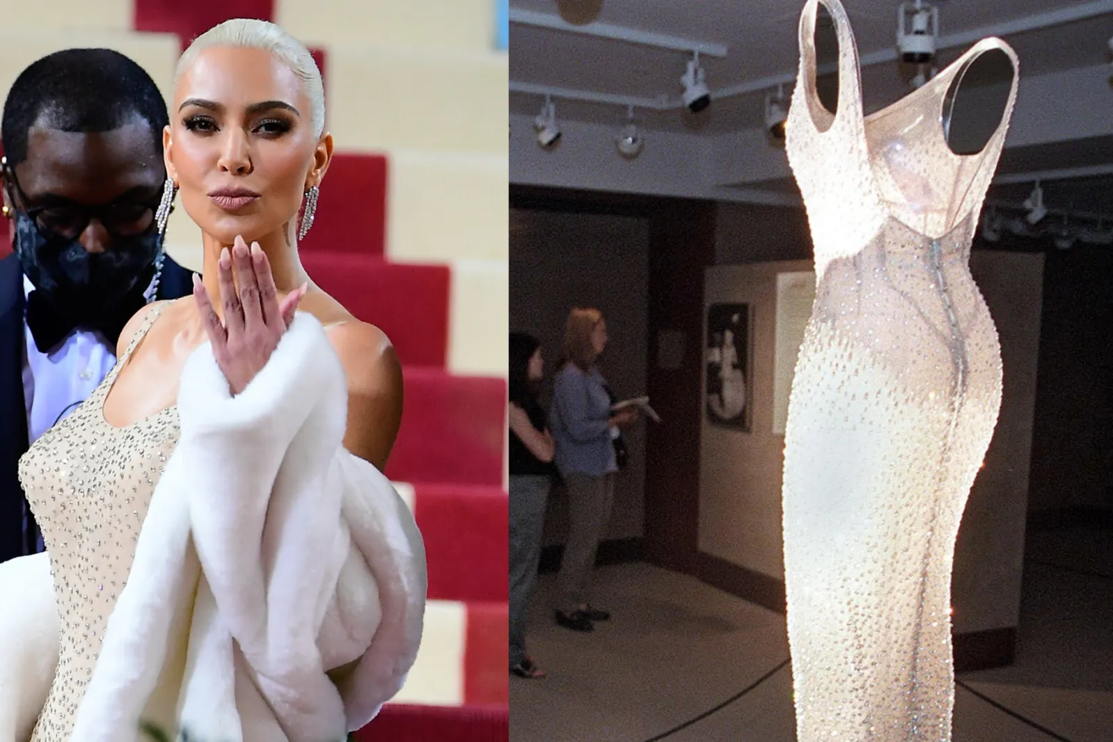 Marilyn Monroe Dress Damage Revealed in Before-and-After Photos - Newsweek Marilyn Monroe Dress Damage Revealed in Before-and-After Photos - Newsweek