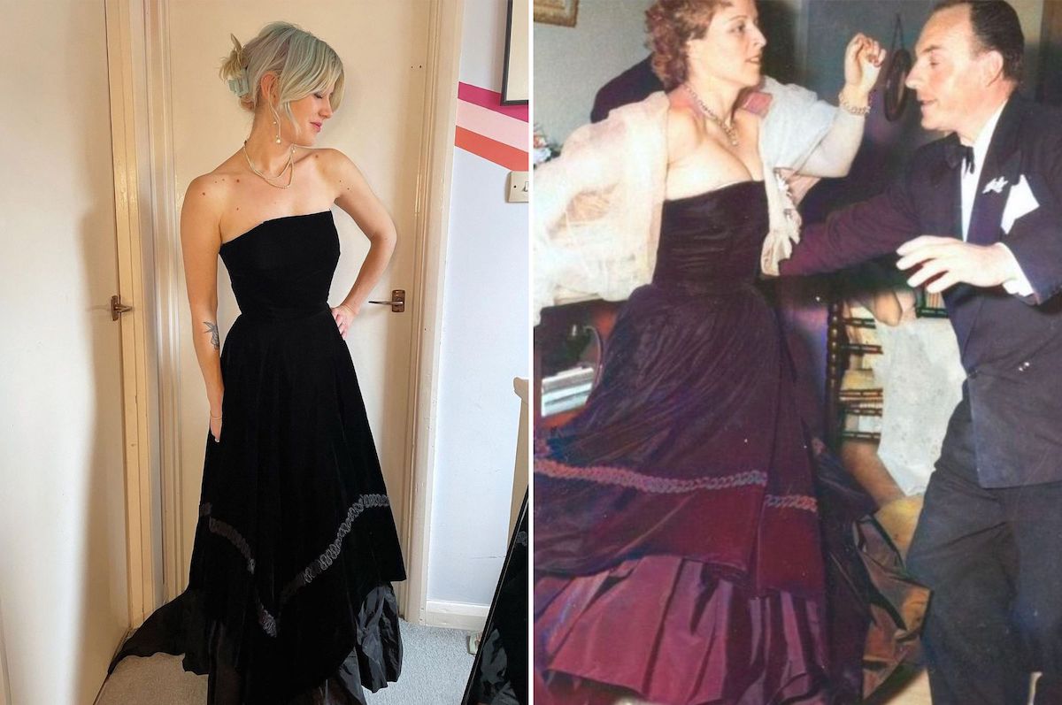 Dior black dress 【お値下げ致しました】 2003 Christian Dior Black Lace Up Jersey Dress